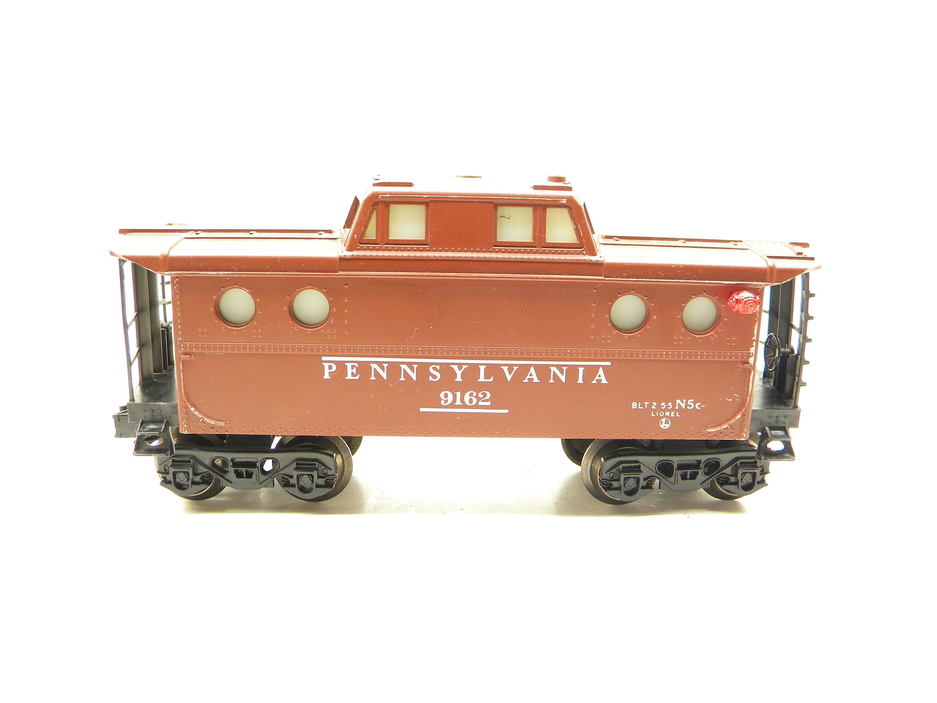 Lionel 9162 Pennsylvania N5C Porthole Caboose    O Gauge Train