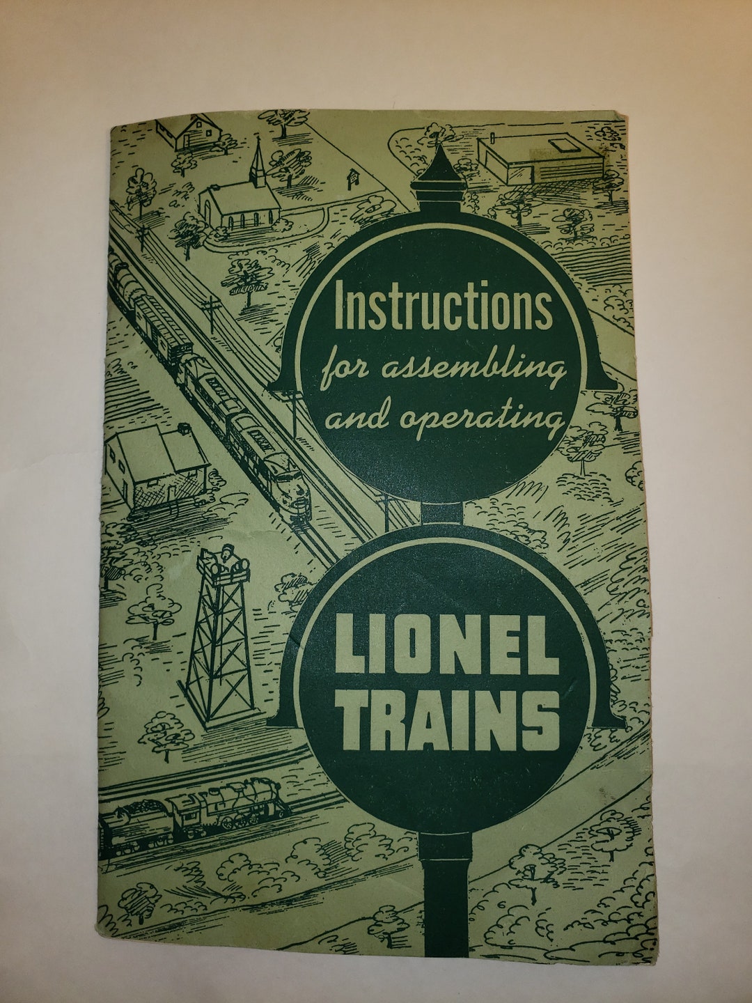 1951 Lionel Instruction Book for Assembling and Operating Etsy