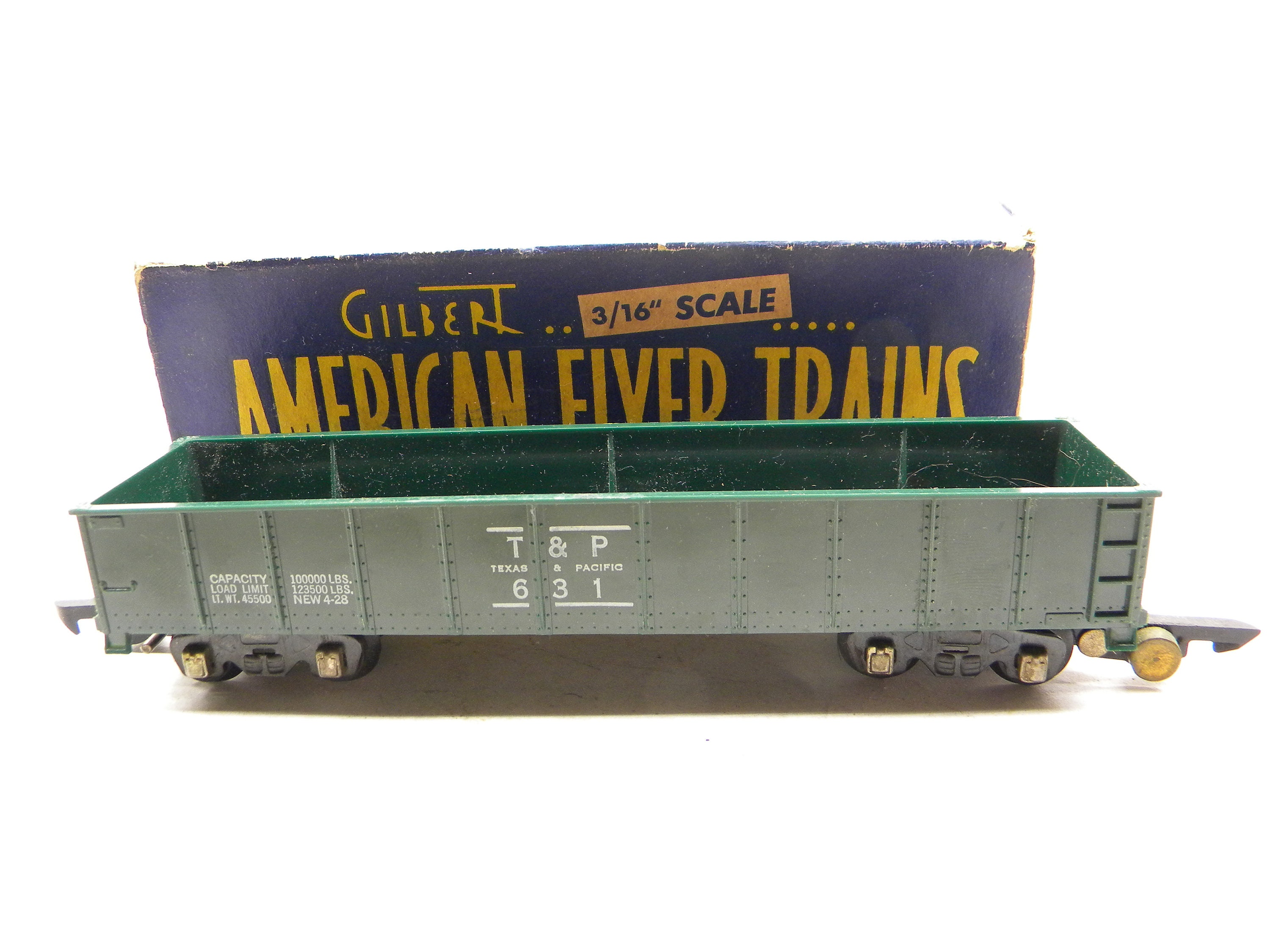 American Flyer 631 Texas Pacific Gondola 1946-1953 S Gauge Train