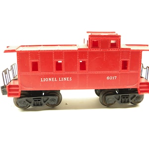 Lionel 6017 Lionel Lines Red Caboose     O Gauge Train