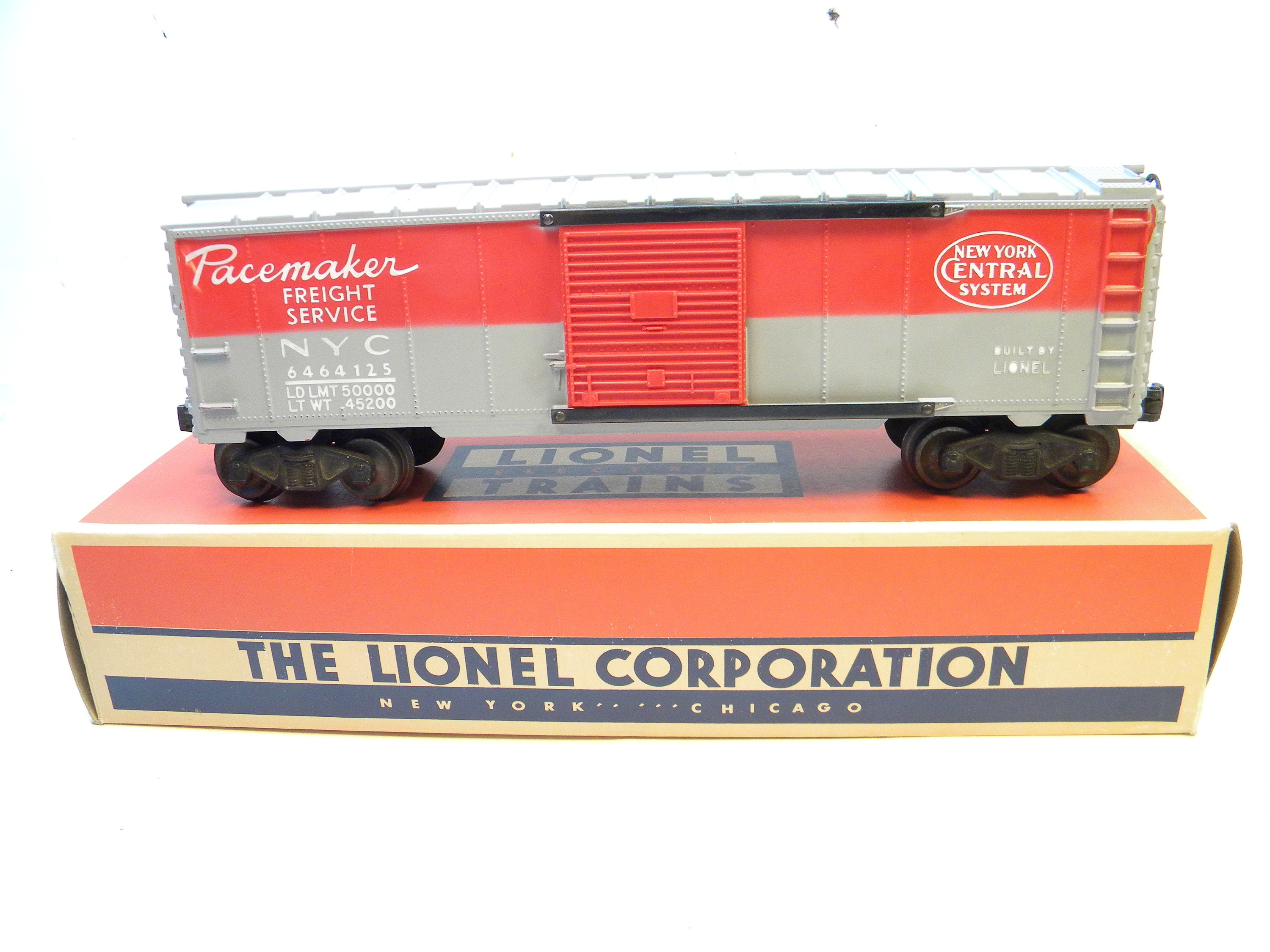 Lionel 6464-125 New York Central Pacemaker Box Car 1954-1956