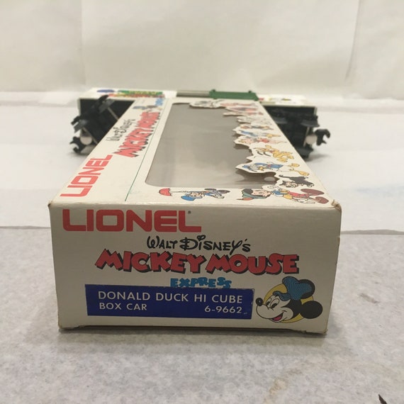 Lionel 9662 Disney Mickey Mouse Donald Duck Express Hi Cube