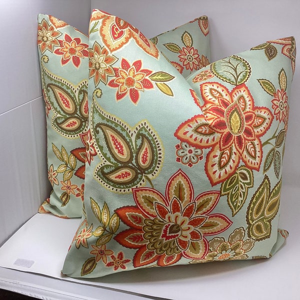 Designer Fabric Pillow Covers Etsy