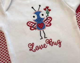Valentines Day onesie - Love Bug