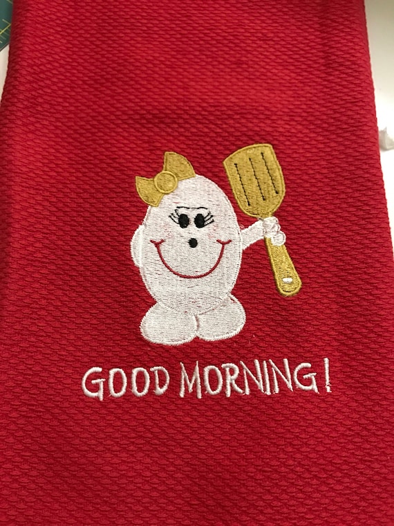 Easter Kitchen Towel Set of 2 Every Birdie Welcome