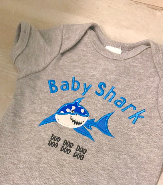 baby shark doo doo onesie