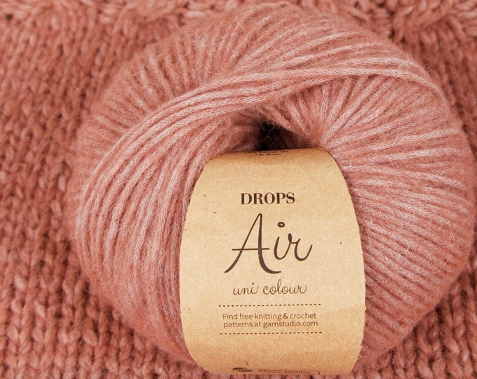 DROPS Air Super Soft Baby Alpaca Yarn Garnstudio DROPS Design Air 70 Baby Alpaca 7 Extra Fine