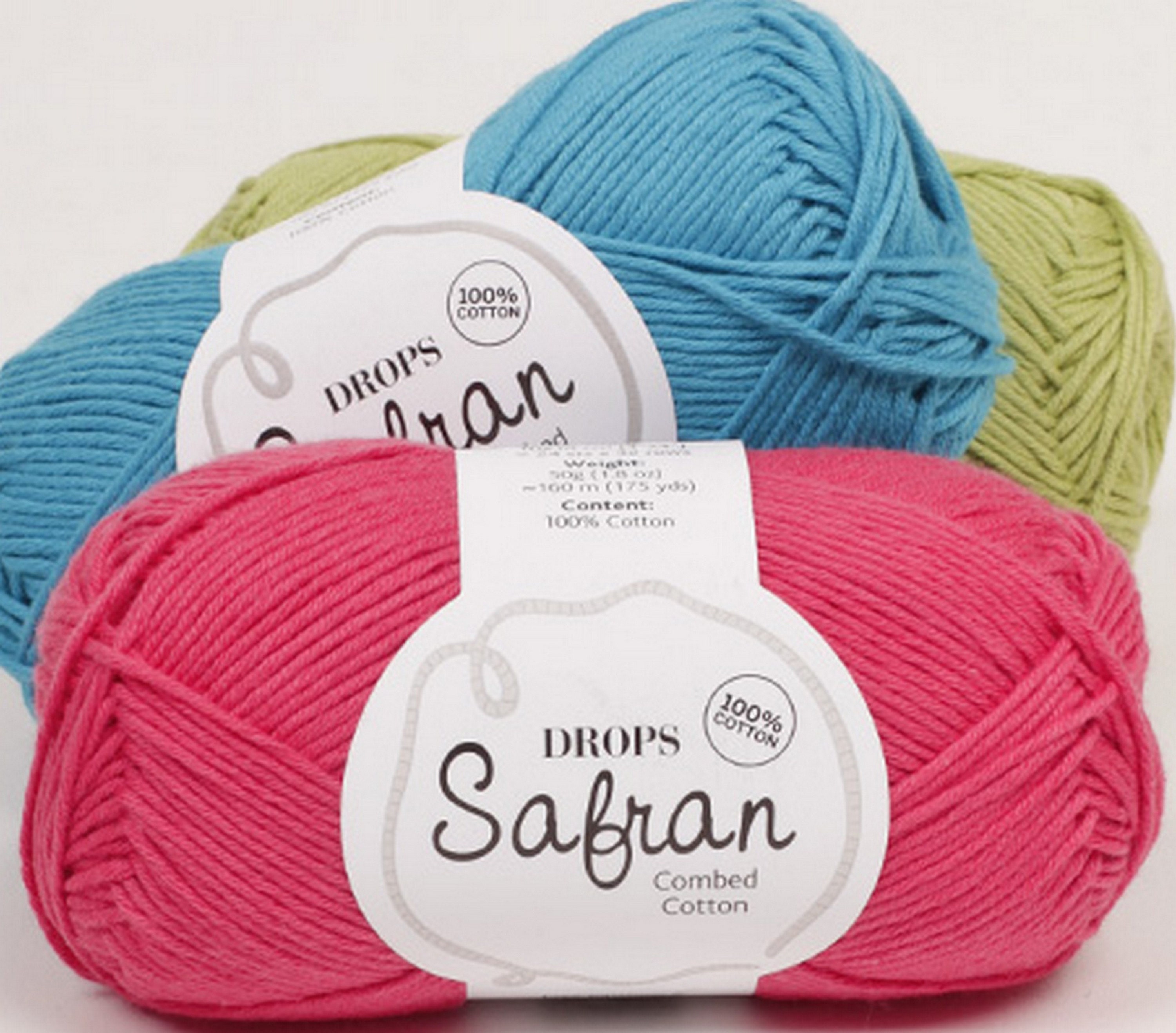 DROPS Safran Yarn Cotton 100 Sports Cotton Raw Material Etsy