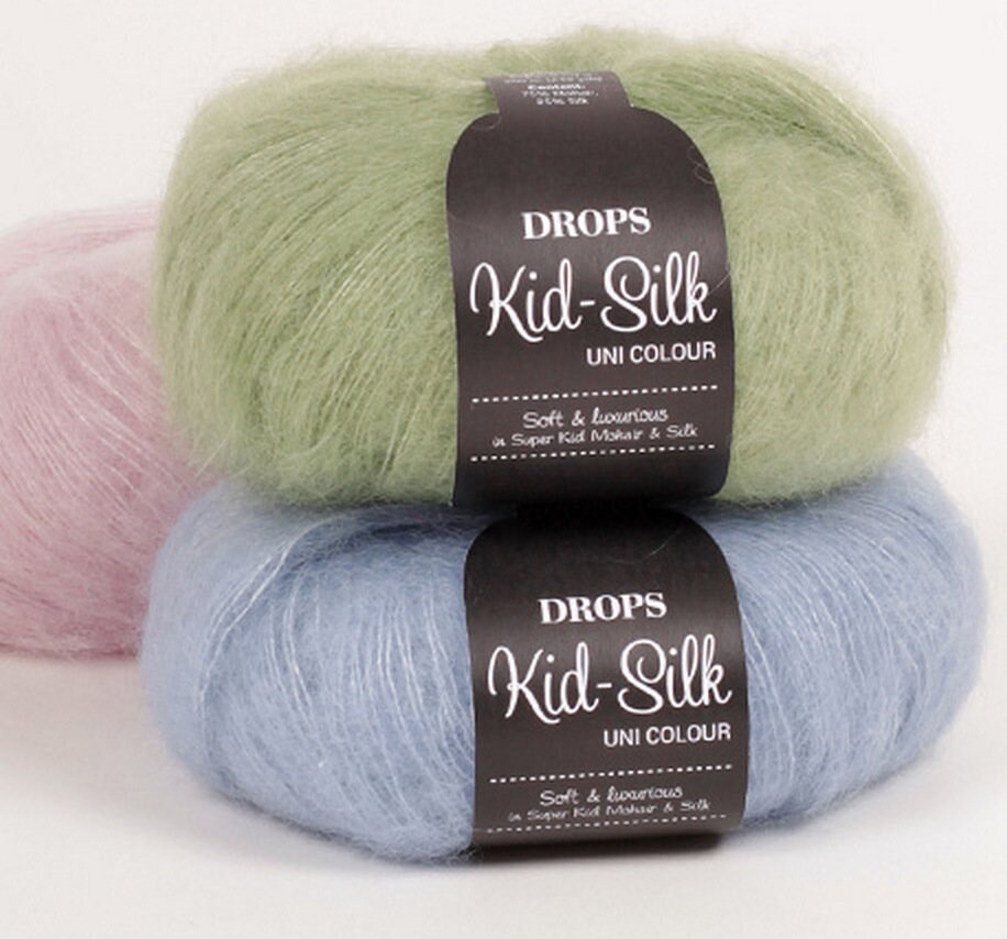 DROPS Kid-Silk A wonderful mix of super kid mohair and silk | Etsy