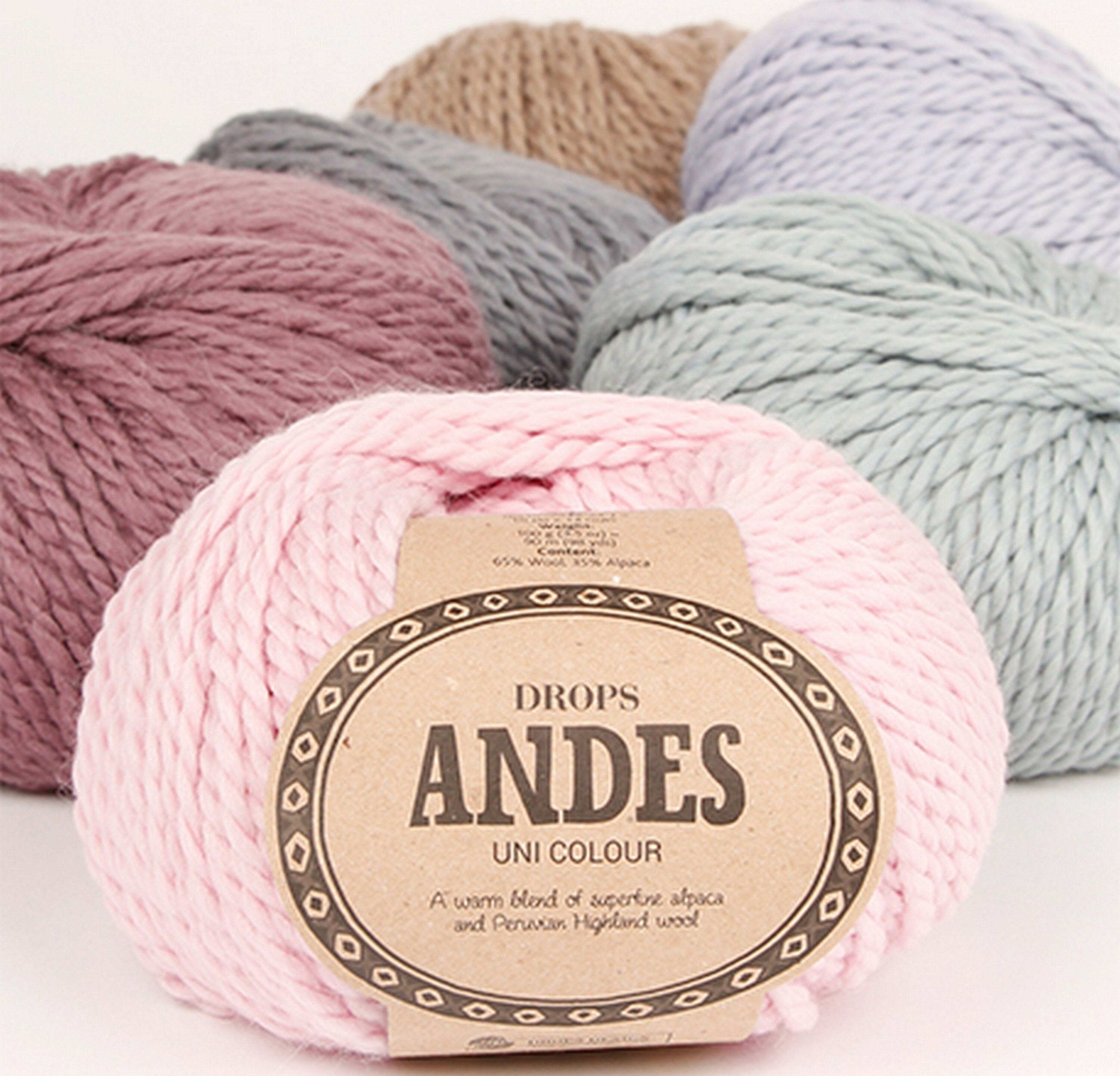 DROPS Andes Chunky Alpaca yarn Andes 35 alpaca wool 65 Etsy