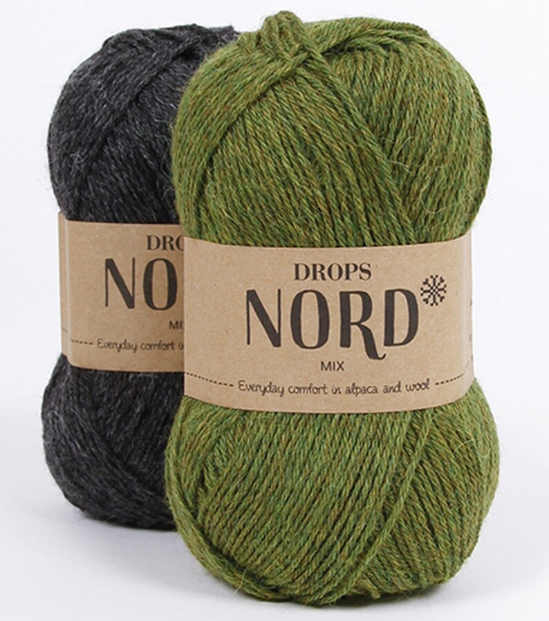 DROPS yarn DROPS Nord Soft and durable in alpaca wool and Etsy