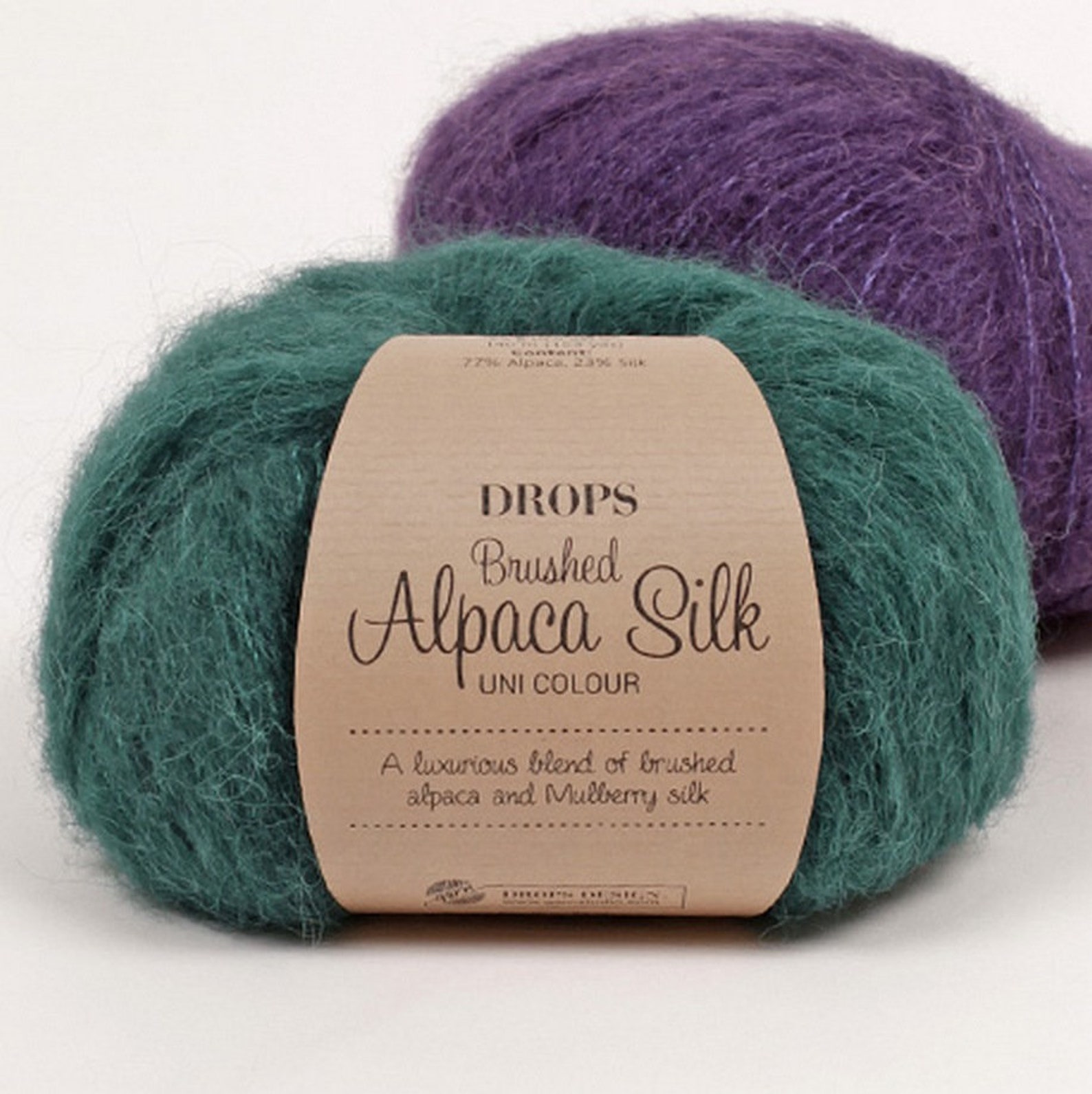 DROPS Brushed Alpaca Silk yarn Alpaca 77 silk 23 DROPS Etsy