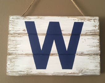 cubs w flag etsy