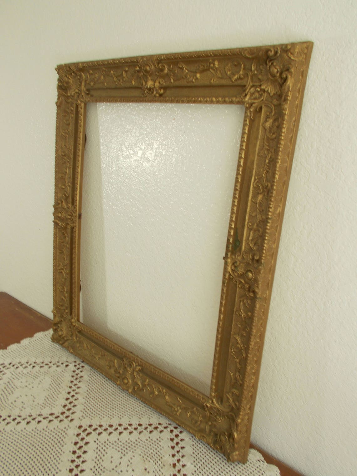 Vintage Ornate Gold Picture Frame 16 X 20 Photo Decoration Etsy