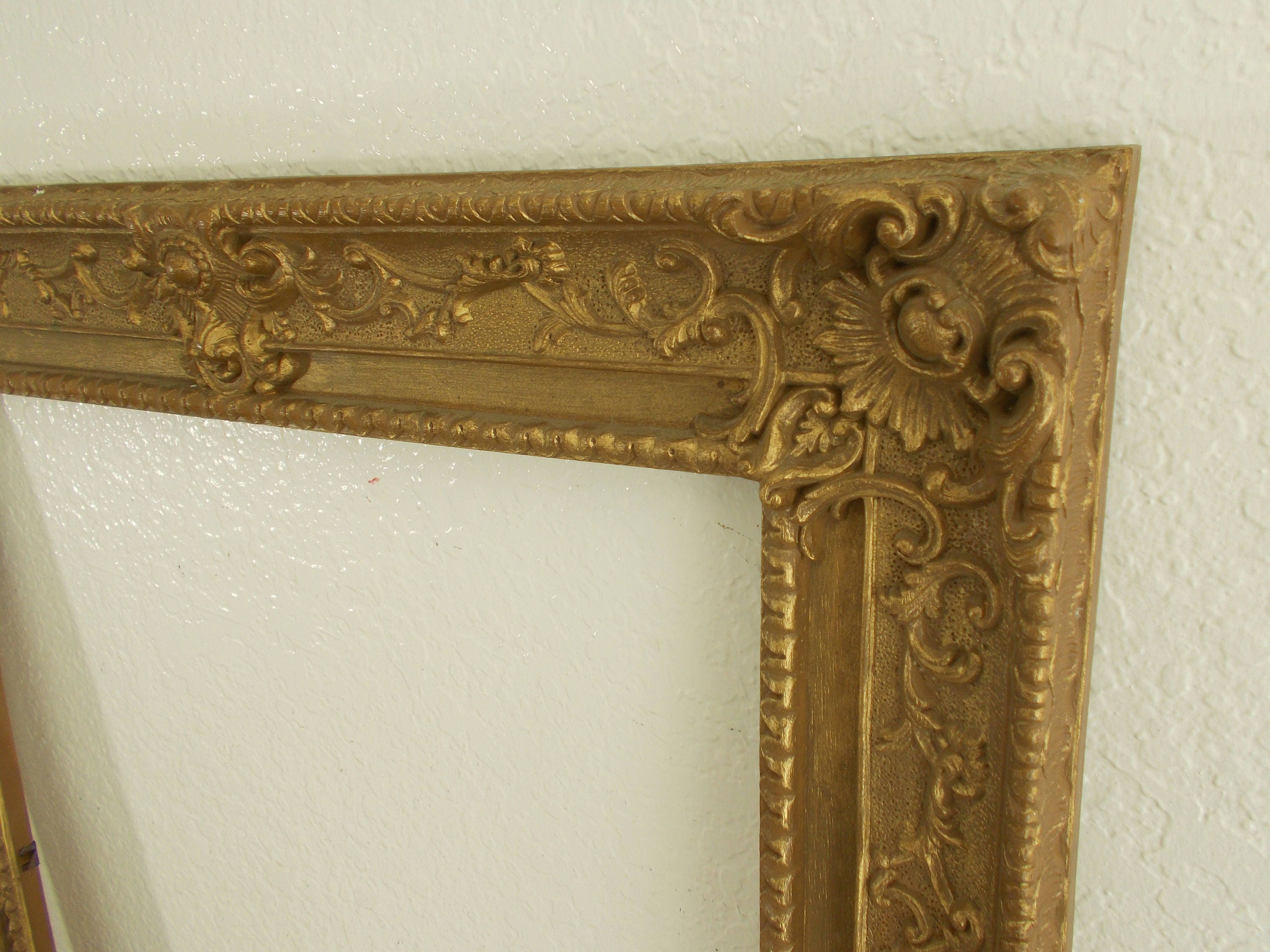 Vintage Ornate Gold Picture Frame 16 x 20 Photo Decoration Etsy