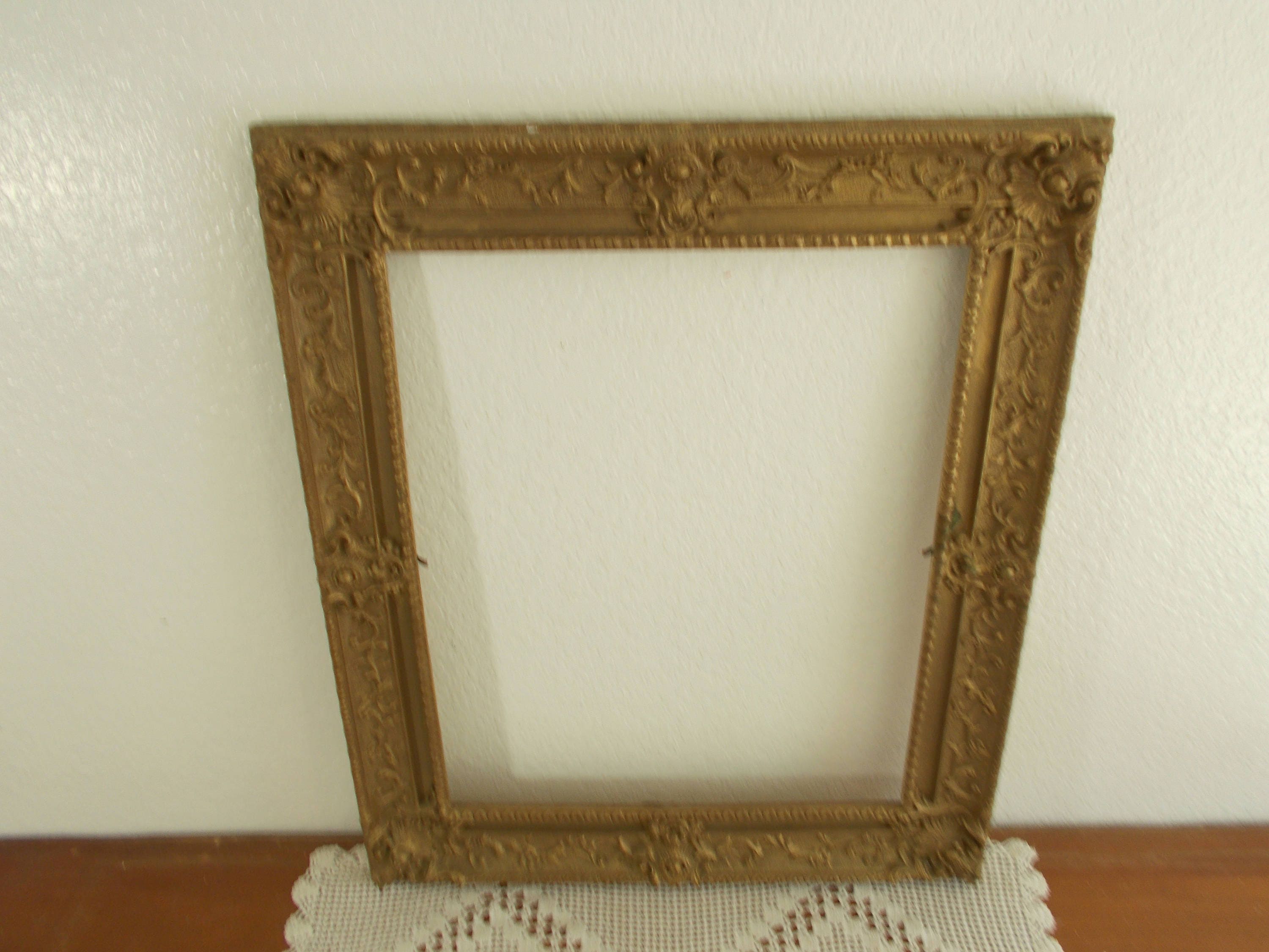 Vintage Ornate Gold Picture Frame 16 x 20 Photo Decoration Etsy