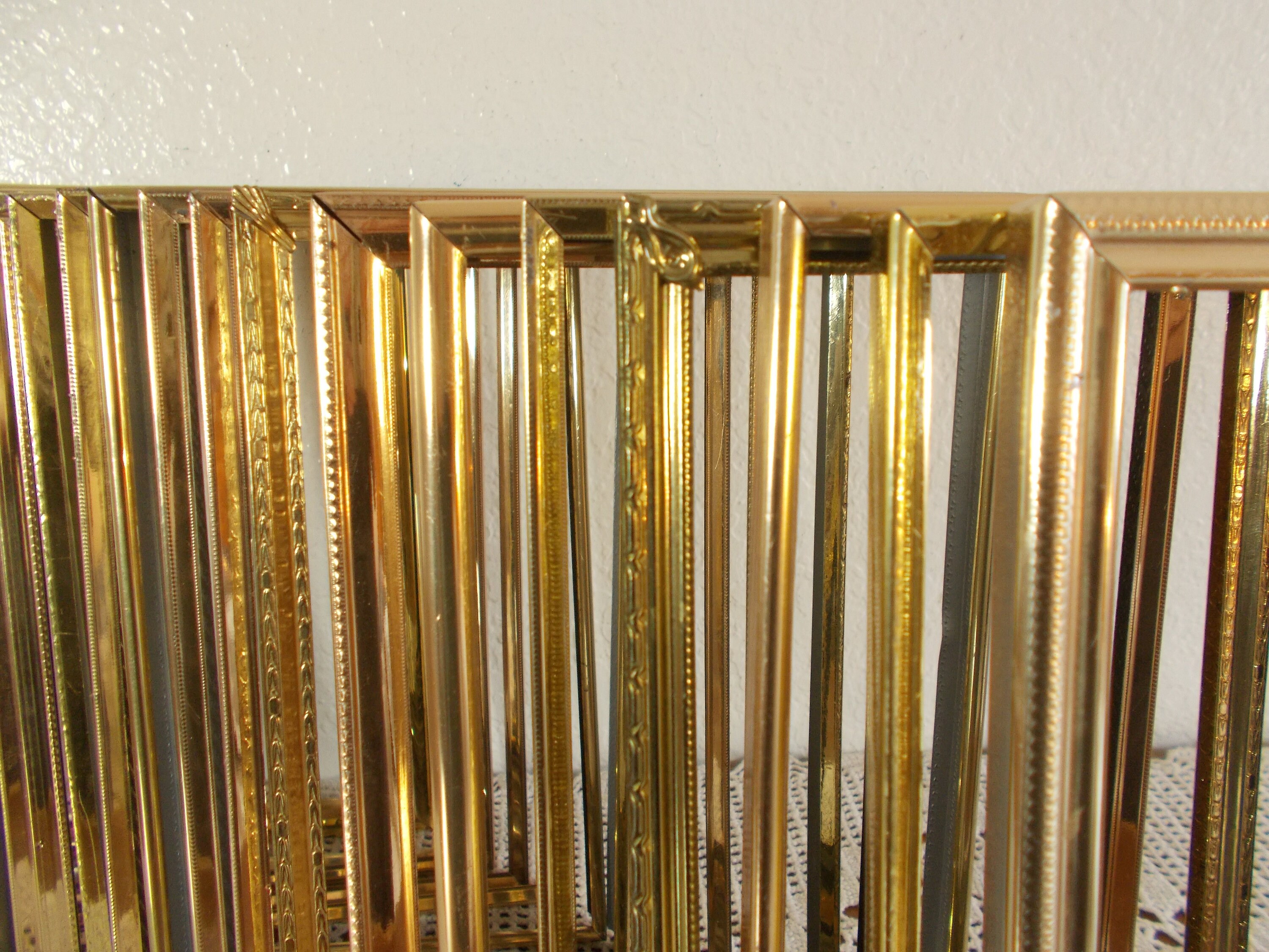 Large Vintage Gold 8 X 10 Picture Frame Collection Set Photo Etsy