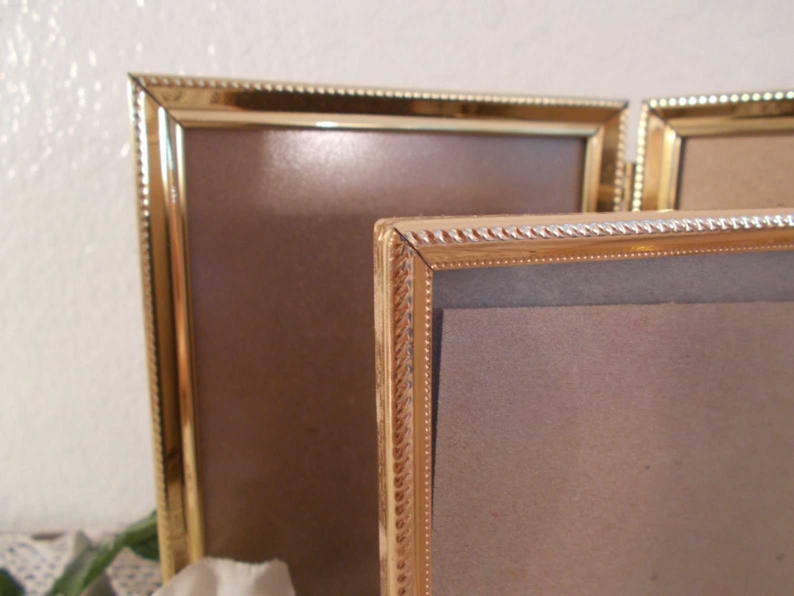 Vintage Ornate Gold Metal 5 x 7 and 4 x 6 Picture Frames Art Etsy