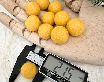 Felt Balls: Bulk Wool Poms for DIY Mobile Garland - Custom Colors