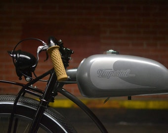 custom motorized bicycle gas tank
