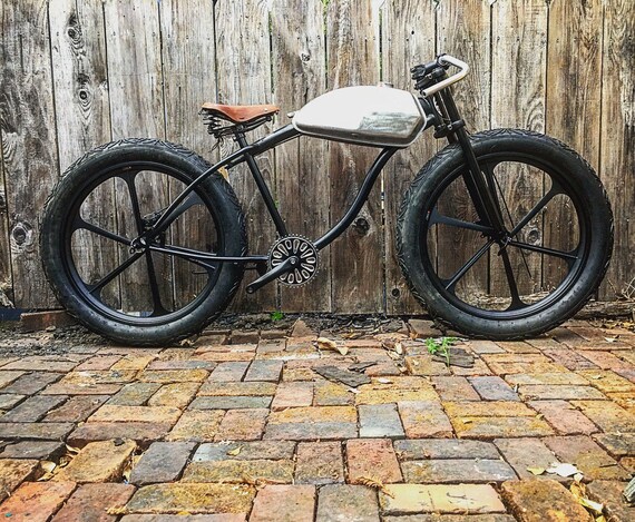 Vintage cafe racer inspired rolling chassis motorized ...