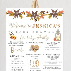 Rustikales Schwangerschaft Andenken Poster, Herbst Schwangerschaft Stat Board Vorlage, Schwangerschaft Meilensteine Board, Schwangerschaft Geschenk, Baby Shower Zeichen, BSAC