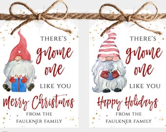 Download Gnome Gift Tag Etsy