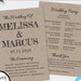 Rustic Wedding Program Template, Instant Download, Ceremony Program ...