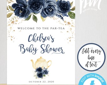 Baby Shower Tea | Etsy