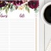 Purple Floral Gift Tracker List Sign Template Baby Shower - Etsy
