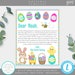 Editable Letter From the Easter Bunny, Letter From the Easter Bunny ...