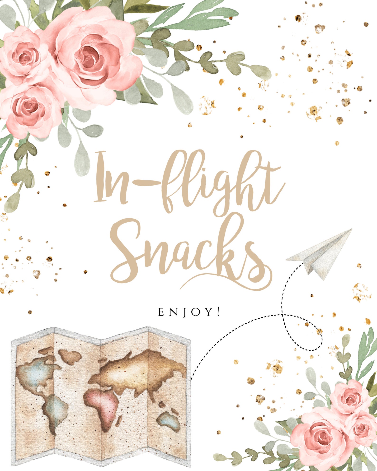 Travel Bridal Shower Traveling from Miss to Mrs Sign Template Etsy