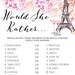 Paris Bridal Shower Game Template Pack Printable Shower Game - Etsy