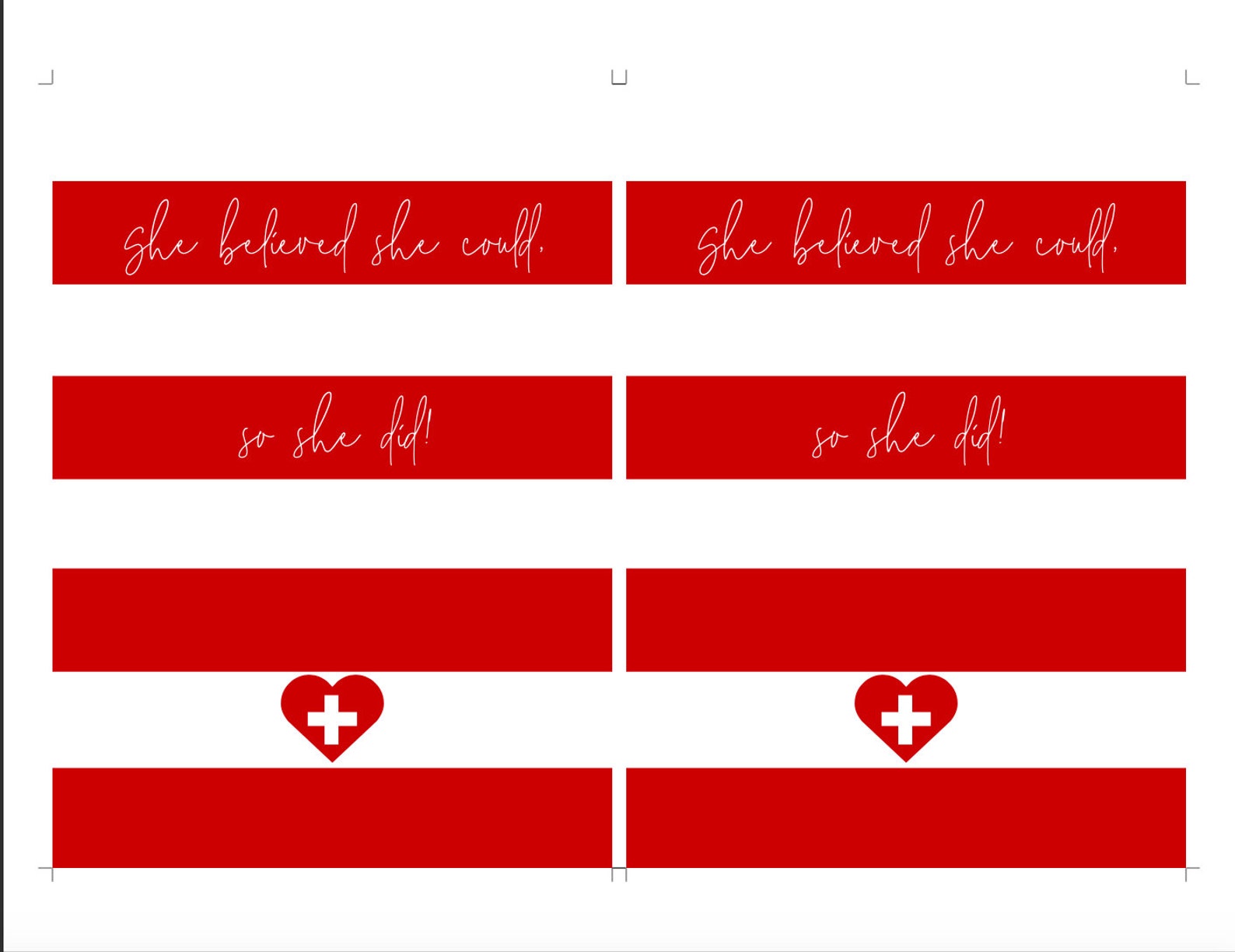Nursing Graduation Food Labels Printables