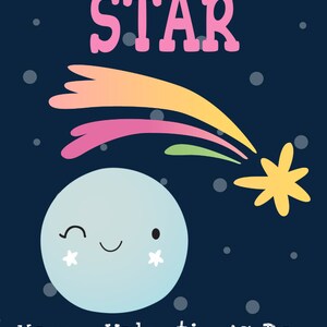Planet Valentines Day Card Template, Space Valentines Cards for Kids ...
