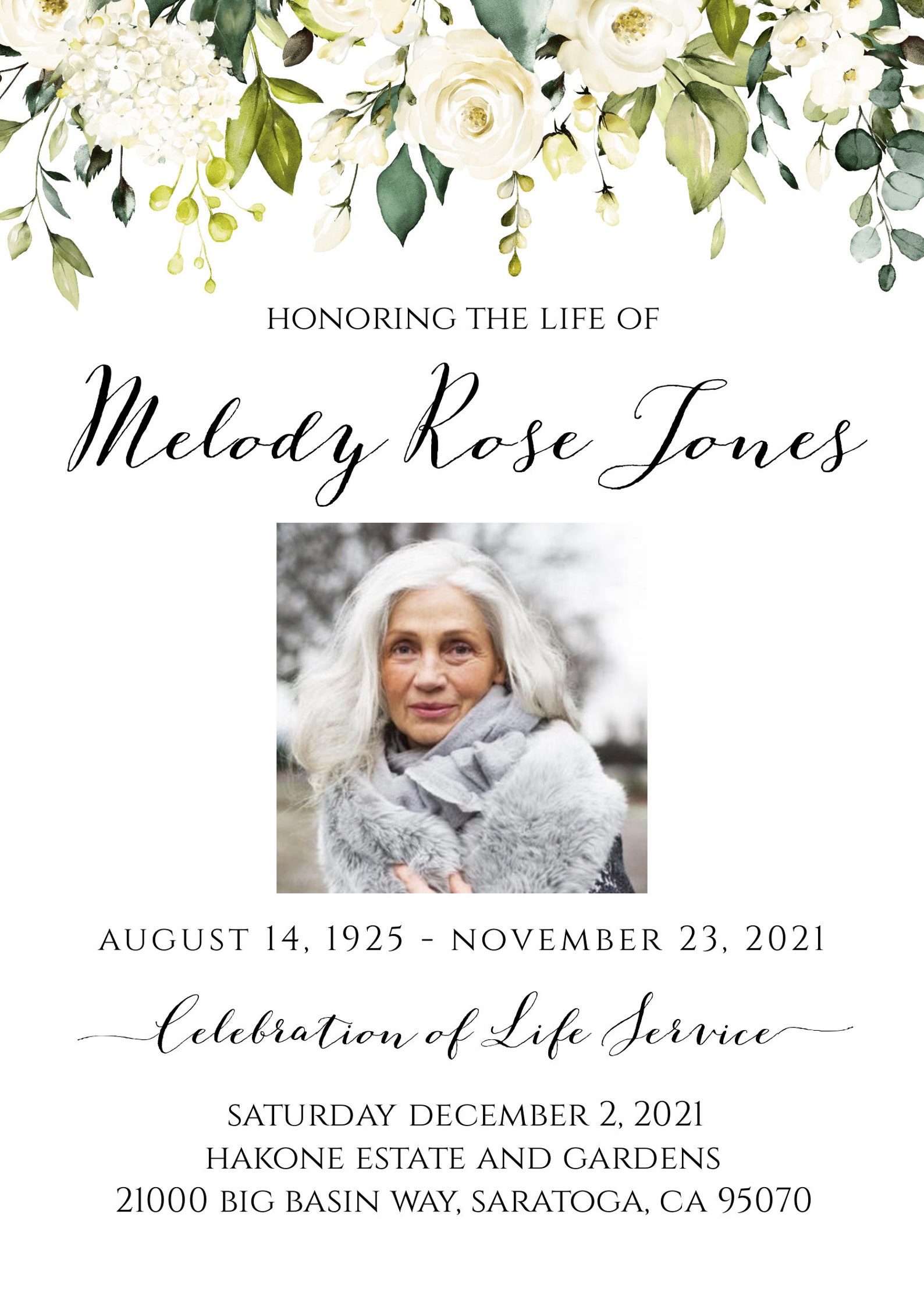 Wff Program Dep Funeral Program Template, Order of Service Funeral, Celebration of Life ...