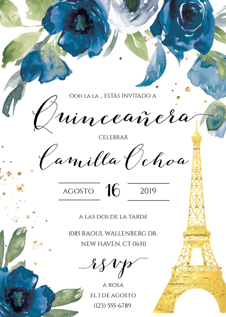 Quinceanera Invitations Template