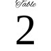 Wedding Table Numbers Template, 4x6 Printable Table Number Cards, Black ...