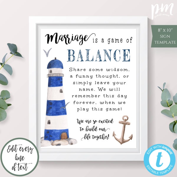 Jenga Bridal Shower Template - Etsy