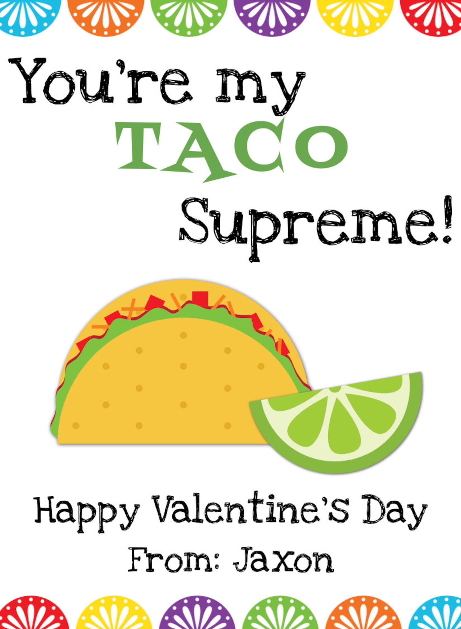 Taco Valentine Card Template Taco Valentines Cards For Kids Etsy taco-valentine-card-template-taco-valentines-cards-for-kids-etsy