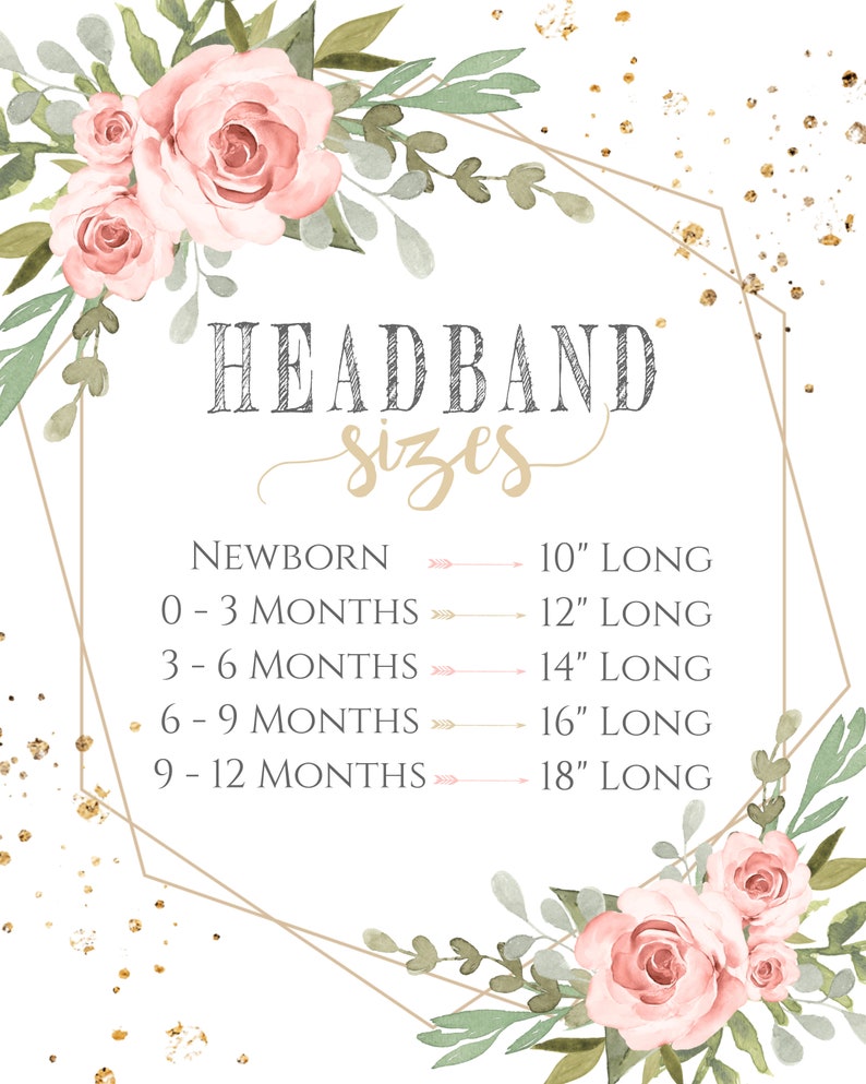 Blush Pink Floral Headband Station for Baby Shower Headband Etsy