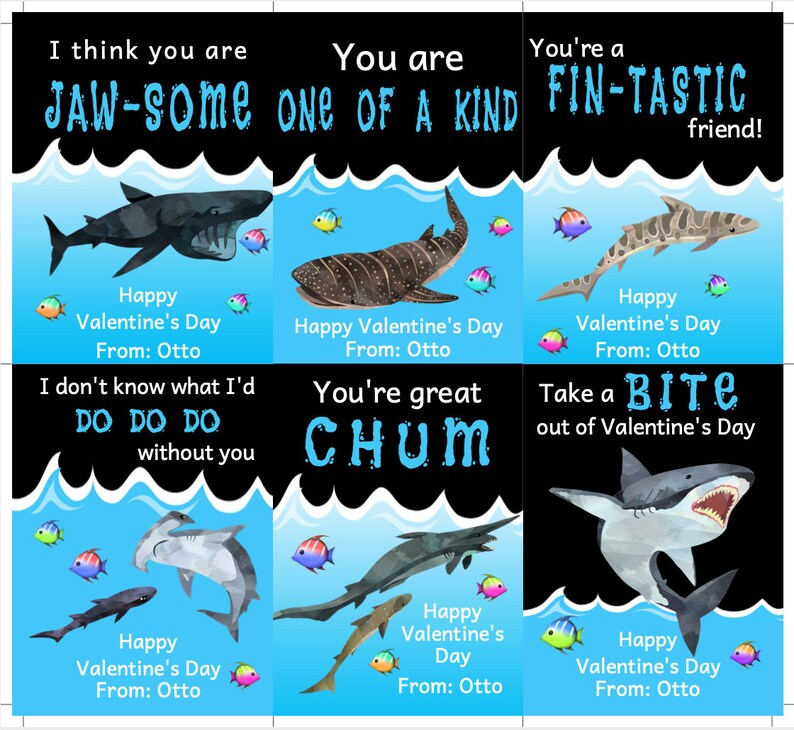 Valentines day card shark - garetbits