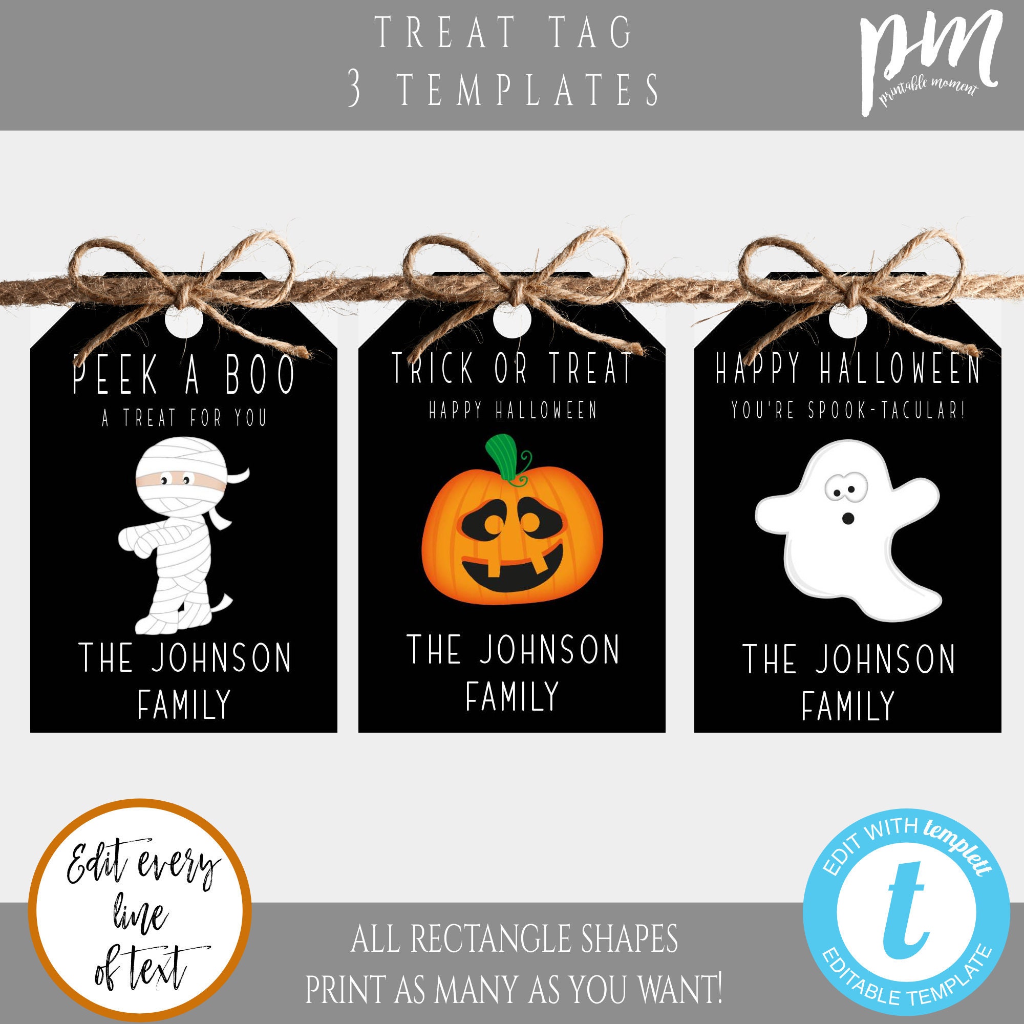halloween-gift-tag-template-set-printable-trunk-or-treat-tag-personalized-trick-or-treat-favor-tag-diy-editable-treat-tag-for-kids-funny-etsy for Template Free Printable Halloween Gift Tags Halloween Gift Tag Template Set, Printable Trunk or Treat Tag, Personalized Trick or Treat Favor Tag, DIY Editable Treat Tag for Kids, Funny - Etsy for Template Free Printable Halloween Gift Tags