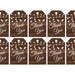 Rustic Favor Tags Template Printable Wedding Thank You Tags - Etsy