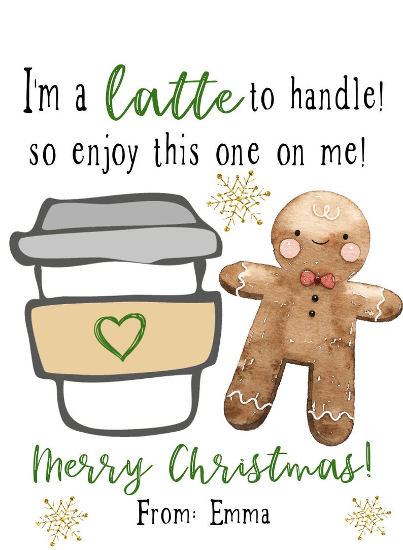 Teacher Gift Tag Template for Christmas Appreciation Gift Tag | Etsy