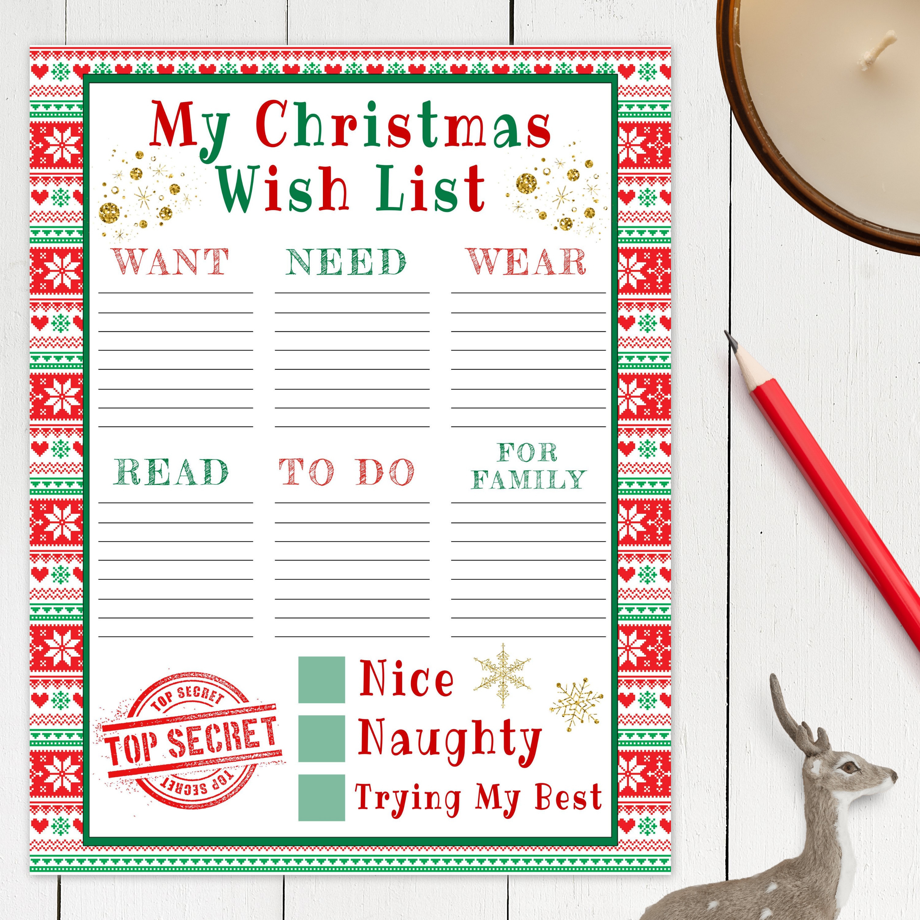 christmas wishlist essay