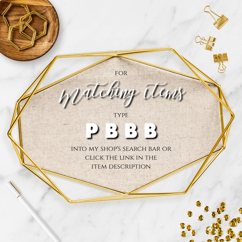 Puede incluir: Un marco geom&eacute;trico dorado con un fondo de tela beige. El texto "FOR Matching Items TYPE PBBB INTO MY SHOP'S SEARCH BAR OR CLICK THE LINK IN THE ITEM DESCRIPTION" est&aacute; impreso en la tela.