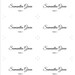 Wedding Place Card Template, Flat Style Place Cards, Printable ...