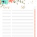 Baby Shower Gift List Tracker Template, DIY Editable Guest Gift Sheet ...