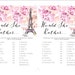 Paris Bridal Shower Game Template Pack Printable Shower Game - Etsy
